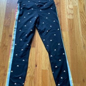 Spiritual Gangster sz large rainbow leggings